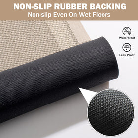 YDKGL rubber backing prevents water leakage and keeps floors dry