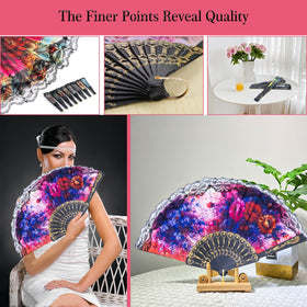 YEAHACLUB pattern 04 showcases luxury lace trim and portable folding design
