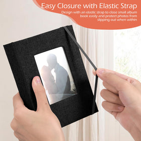 Yeaqee 26 clear pages hold 52 photos for easy viewing and protection.
