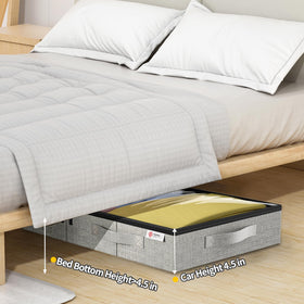 YearningHome transparent PVC window helps locate items quickly.