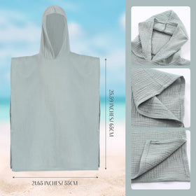 Yearntown six-layer muslin fabric towel offers gentle absorbency and breathability.