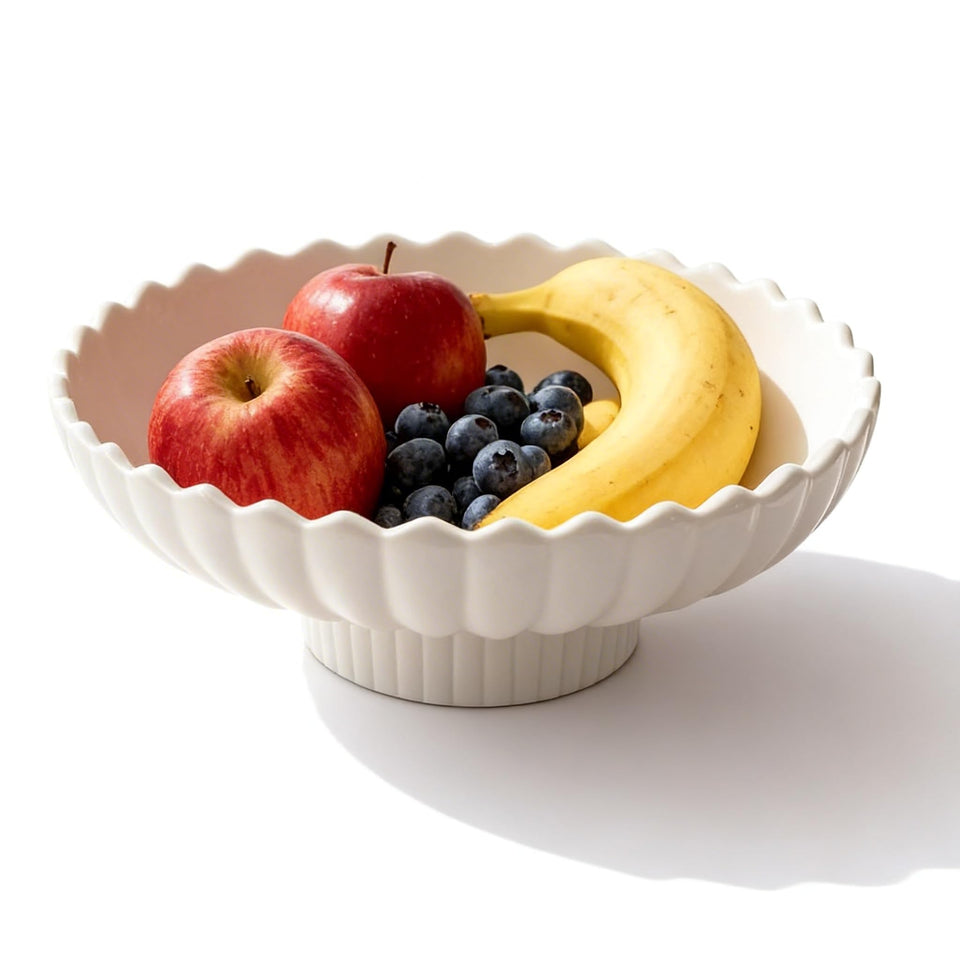 Yeatel decorative bowl 10.6-inch centerpiece for fruit and decor