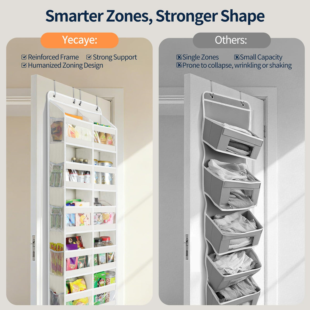 Yecaye see-through window panels let you spot items at a glance.