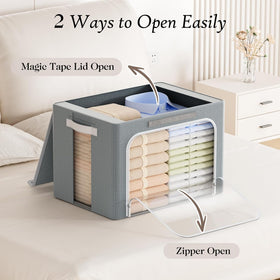Folded-flat lid design by Yecaye demonstrates space-saving storage