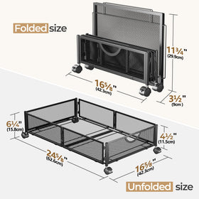 Yecaye wheeled drawers example for toys, clothes, or shoes