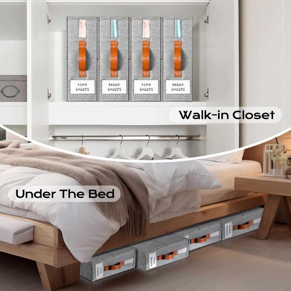 Yecaye windowed design helps identify sets at a glance.