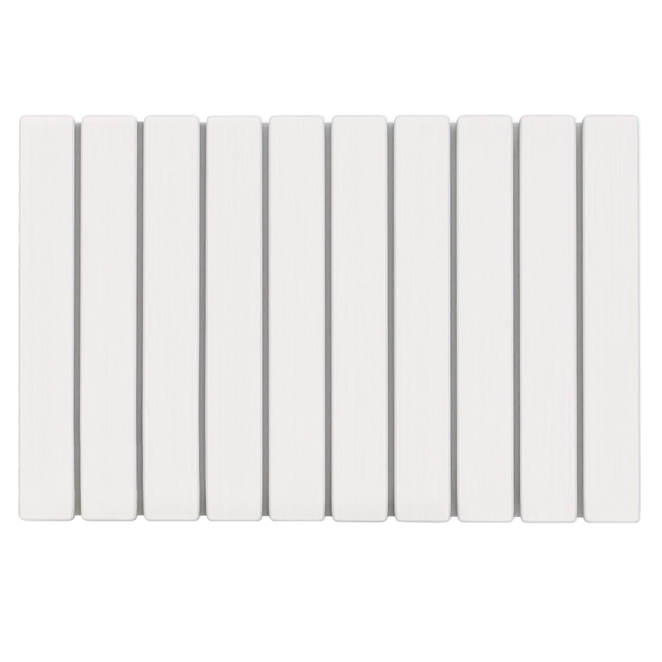 YEECOPON Foldable Stone Bath Mat showing rapid absorption for dry floors.