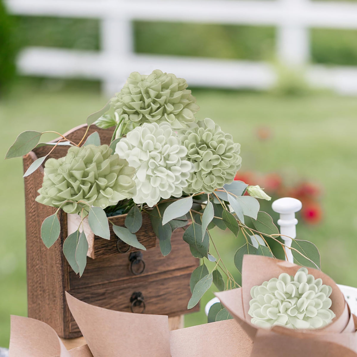YEEFLORA handmade blooms with slight variation for natural charm