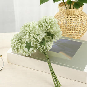 YEEFLORA sage green dahlia stem 21cm for versatile arrangements