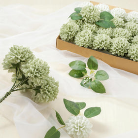 YEEFLORA sage green rose head 7.2cm for elegant centerpieces