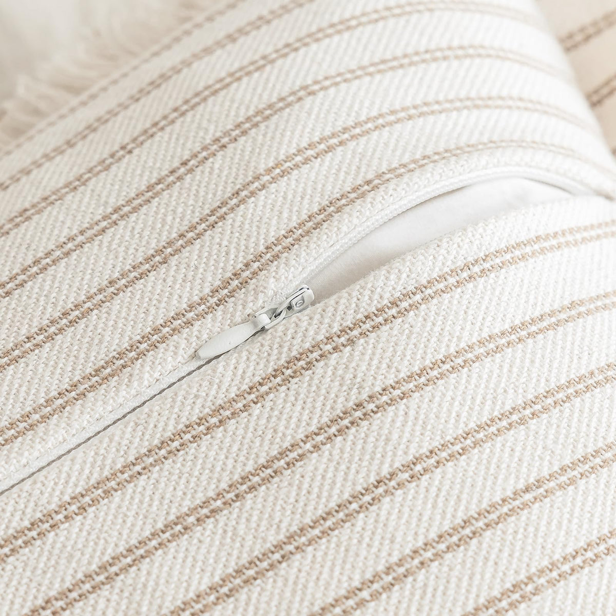 YEENAASY neutral khaki pillow cover complements timeless decor and palettes