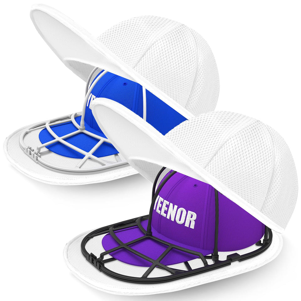 YEENOR hat-washer cage with base cap fit maintains brim shape during washing