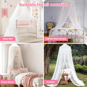 YEERSWAG canopy is easy to assemble with a simple hanging system.