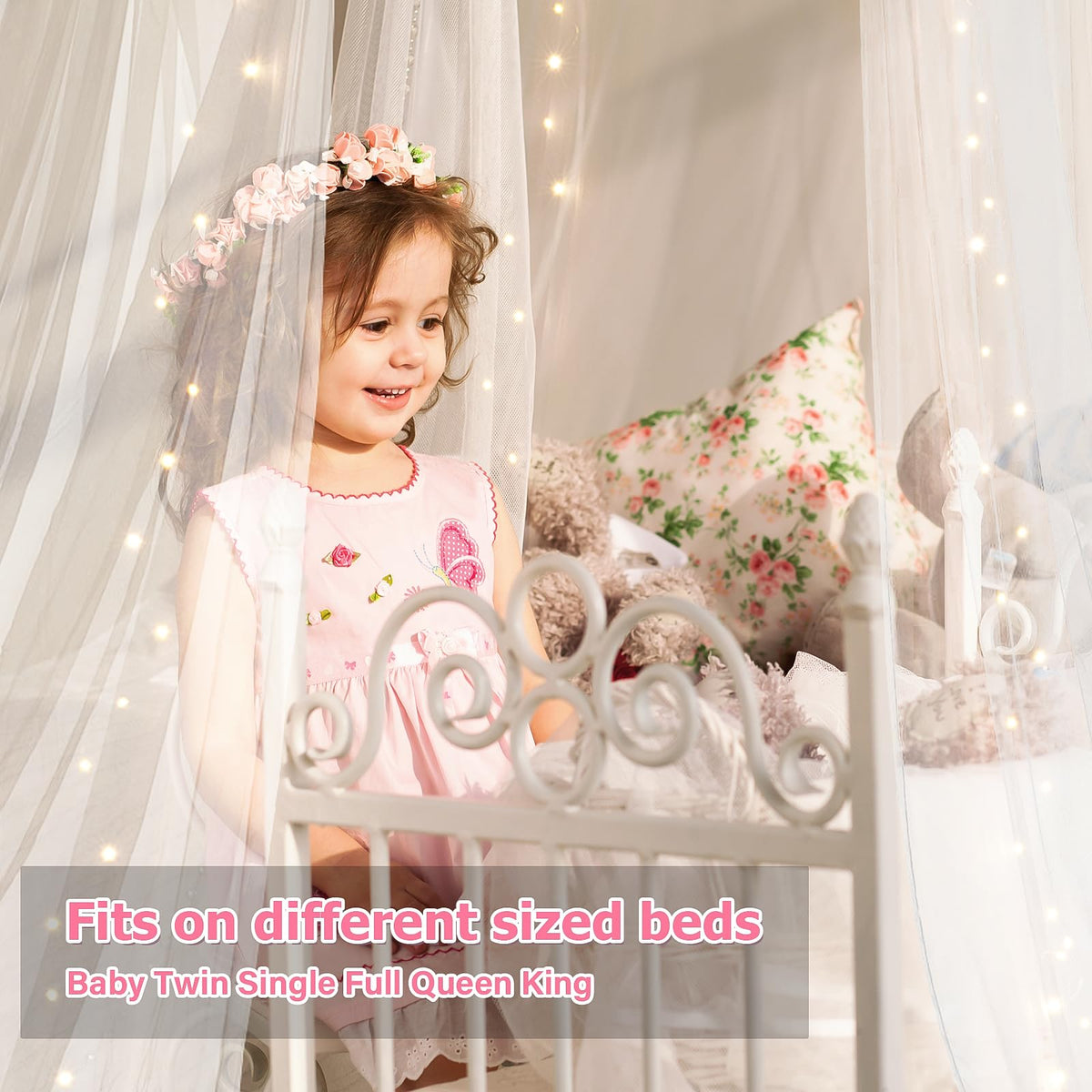 YEERSWAG mosquito-net canopy adds elegant, breathable shelter for indoor and outdoor use.