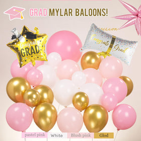 Yeewaka 2026 mylar balloons highlight the milestone with shine.