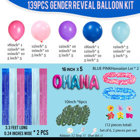 Yeewaka flower stickers decorate balloons or cards with tropical charm.