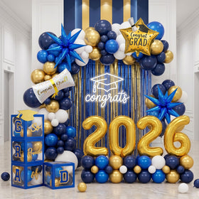 Yeewaka GRAD balloon boxes on display providing a bold photo backdrop.
