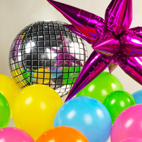 Yeewaka green blue hot pink balloons bring bold color to your theme