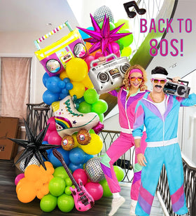 Yeewaka guitar foil balloons add retro flair to celebrations
