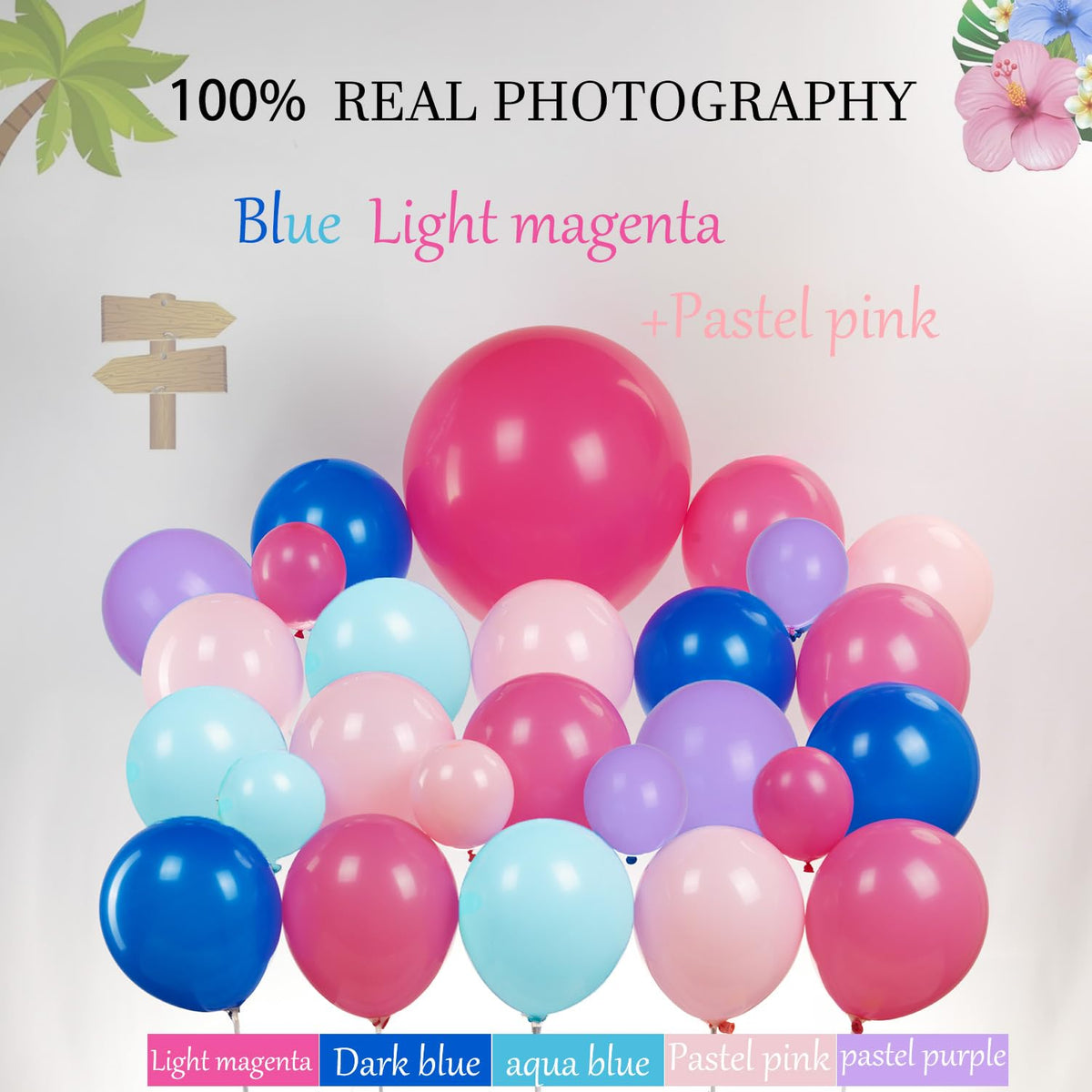 Yeewaka Ohana letters banner serves as a tropical centerpiece for celebrations.