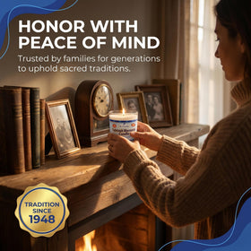 Yehuda paraffin candle with clean burn for steady flame.