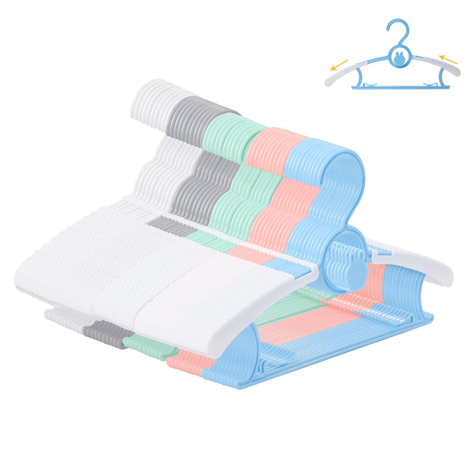 YeJieYJ 50-pack infant hangers for organized baby wardrobes