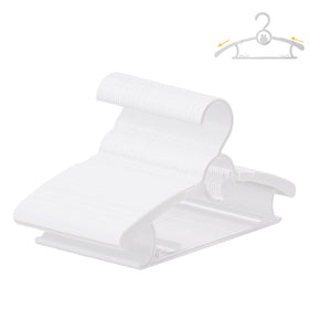 YeJieYJ 50-pack baby hangers stackable for compact closet organization