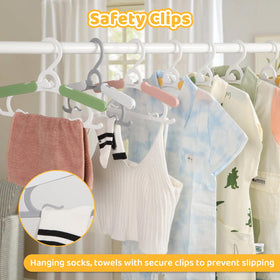 YeJieYJ bottom clips secure socks and small items to garments