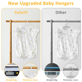 YeJieYJ kid hanger set ideal for girl, boy, and toddler wardrobes