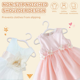 YeJieYJ hanger shows non-slip shoulder notch preventing slips.
