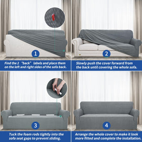 YEMYHOM pet proof couch protector helps reduce mess from pets