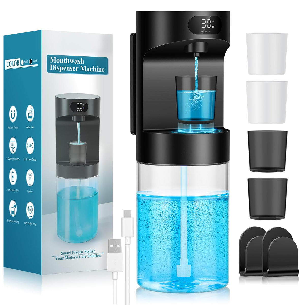 YenLove automatic mouthwash dispenser wall mounted for clean, touch-free dosing.