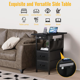 Yenlure sturdy metal-frame end table provides lasting stability in busy rooms