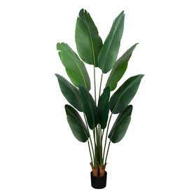 Yepdin Bird of Paradise banana leaf detail showcases realistic texture