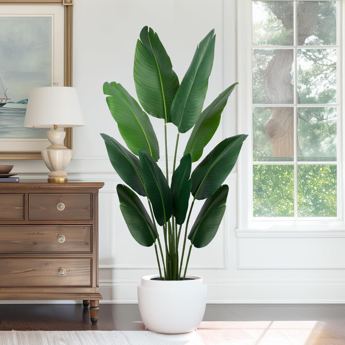 Yepdin Bird of Paradise artificial plant patio decor for outdoor areas