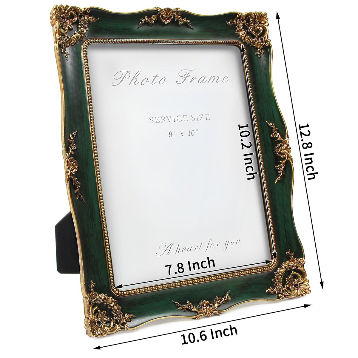 YEPOTUE Vintage Frame: 8x10 photo display showcases memories clearly.