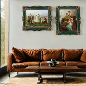 YEPOTUE Vintage Frame: tabletop display for versatile photo placement.
