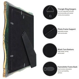 YEPOTUE Vintage Frame: wall display option to save space and elevate décor.