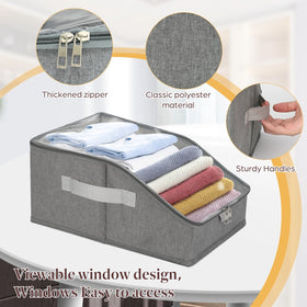 yeria secure hook-and-loop seal guards against dust for long-term storage.