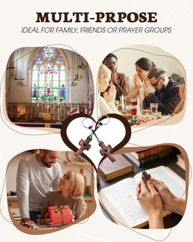 Yerose durable handheld cross with smooth finish for daily use.