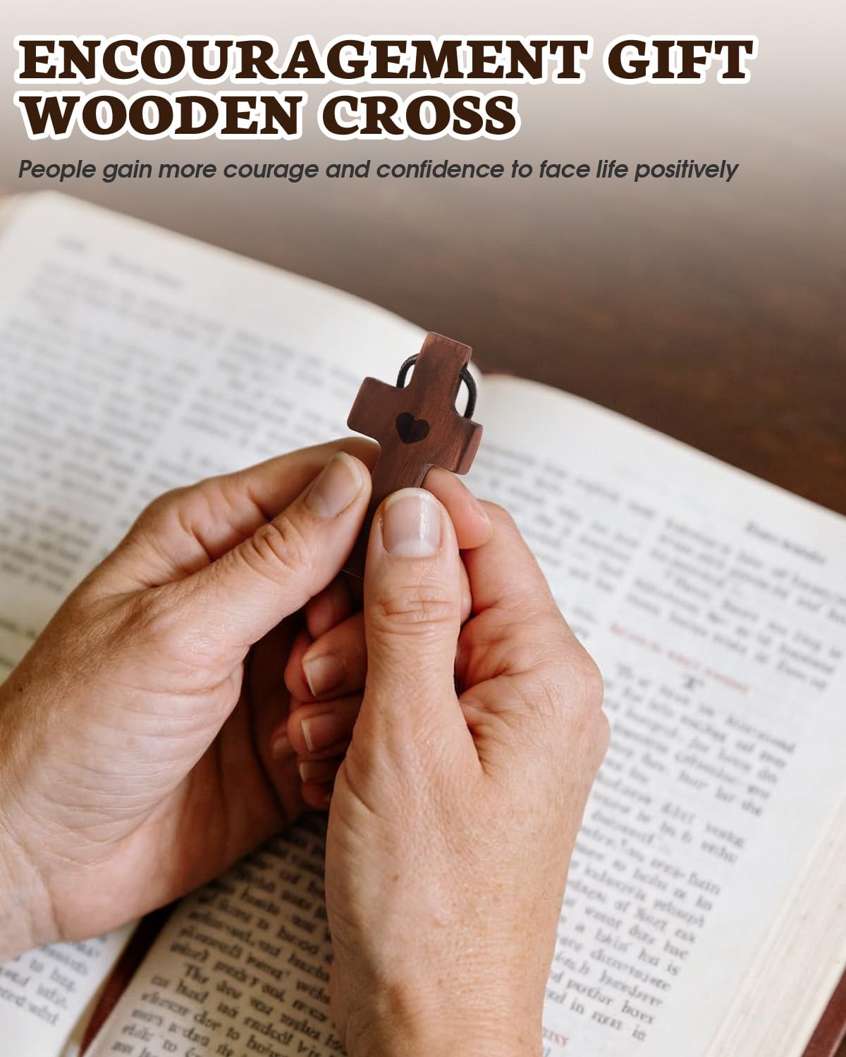 Yerose mini cross for quick moments of reflection in pocket.