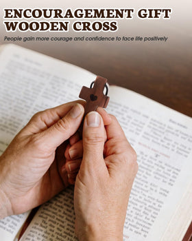 Yerose mini cross for quick moments of reflection in pocket.