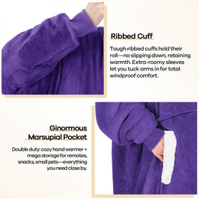 yescool camping ready blanket hoodie ideal for outdoor warmth by campfire