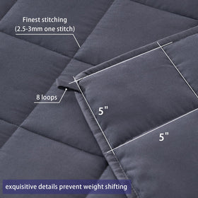 Yescool machine-washable weighted blanket easy to care for.