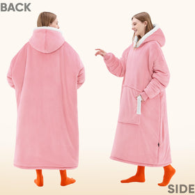 YesCool oversized hoodie length for full-body coverage