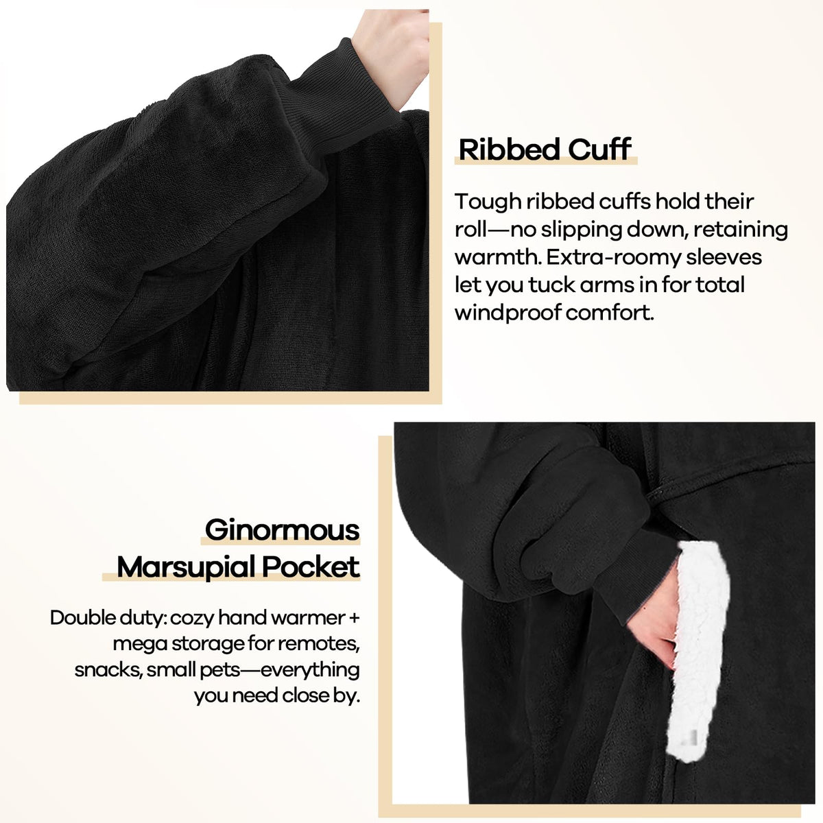 yescool wearable blanket hoodie ideal for camping and outdoor warmth.