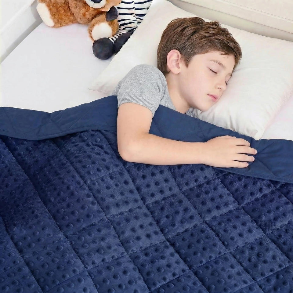 Yescool kids weighted blanket 5 lb in hero image for cozy sleep