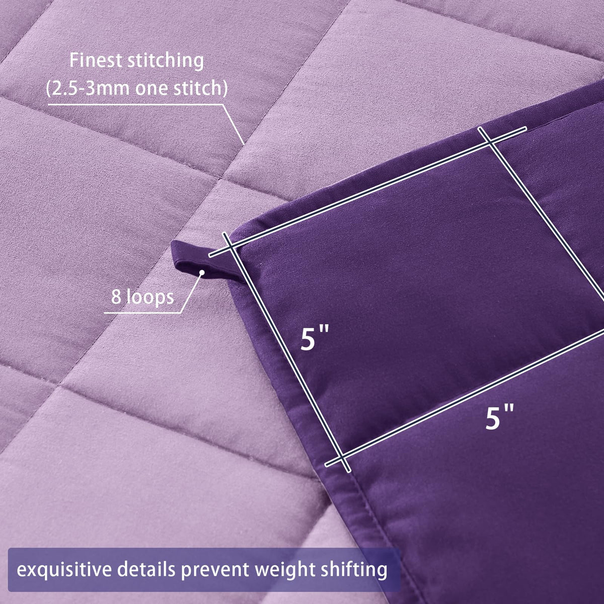 YesCool weighted blanket machine washable icon indicating cold wash care.