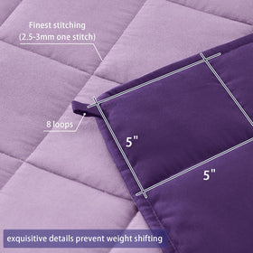 YesCool weighted blanket machine washable icon indicating cold wash care.