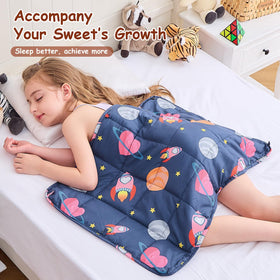 Yescool weighted lap pad animal design patterns for kids and adults